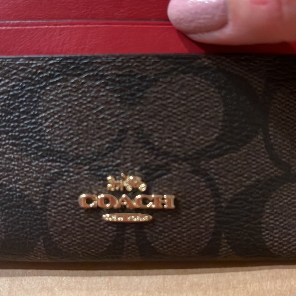 COACH Key / ID / card/ coin mini wallet